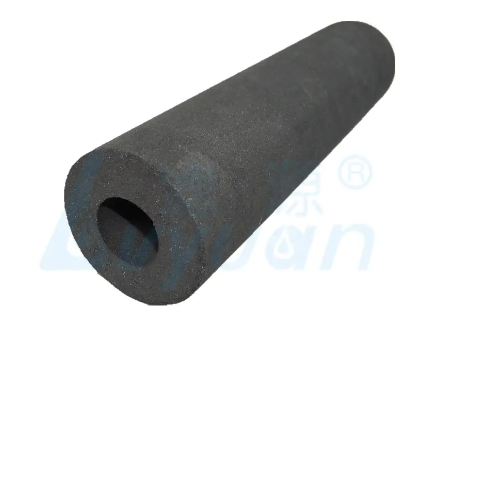 Customized specification Powder Sinter coconut water Carbon block Filter Cartridge 1