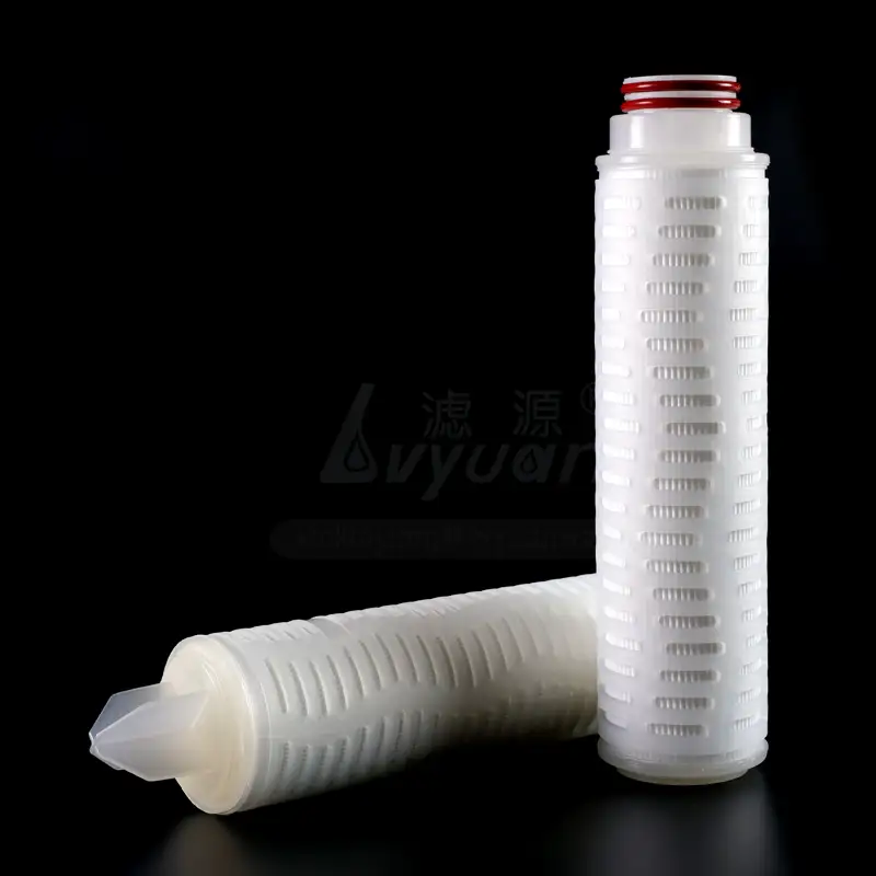 Wholesale 10 20 30 40 inch pleated polypropylene cartridge filter with 1 micron PP membrane 1