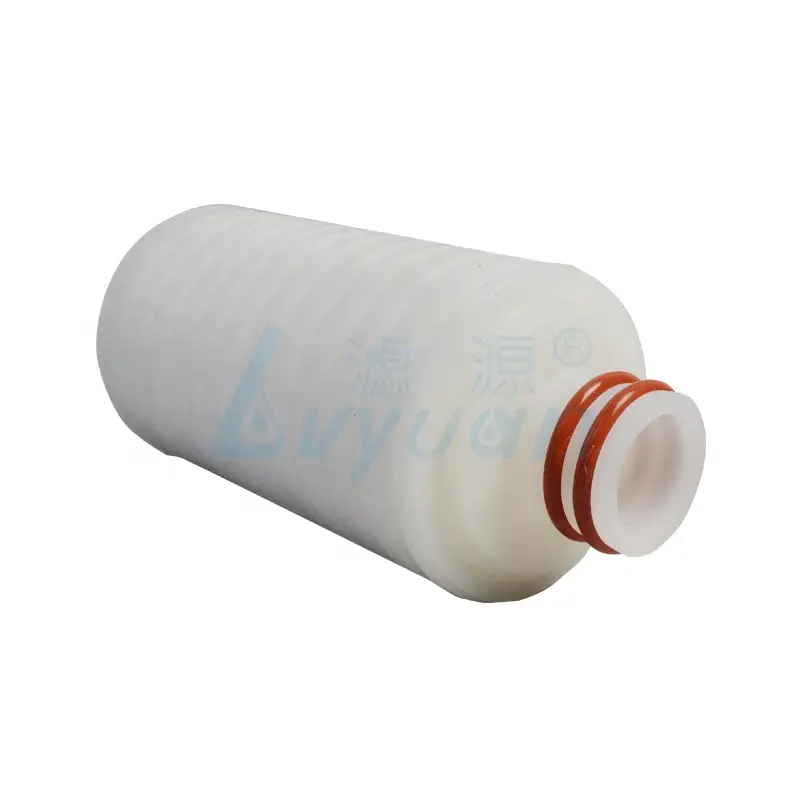 Buen precio, cartucho de filtro de agua de membrana plisada de polipropileno de 10, 20, 30 y 40 pulgadas para filtración de agua 1