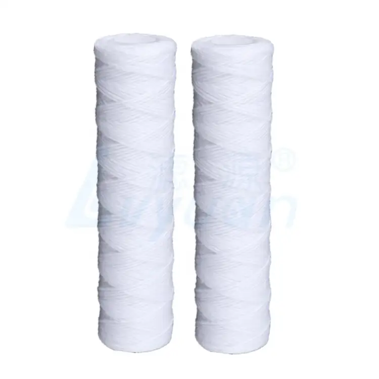 pp yarn string wound filter cartridge 10 inch for ro water pre treatment in municipal tap water 1