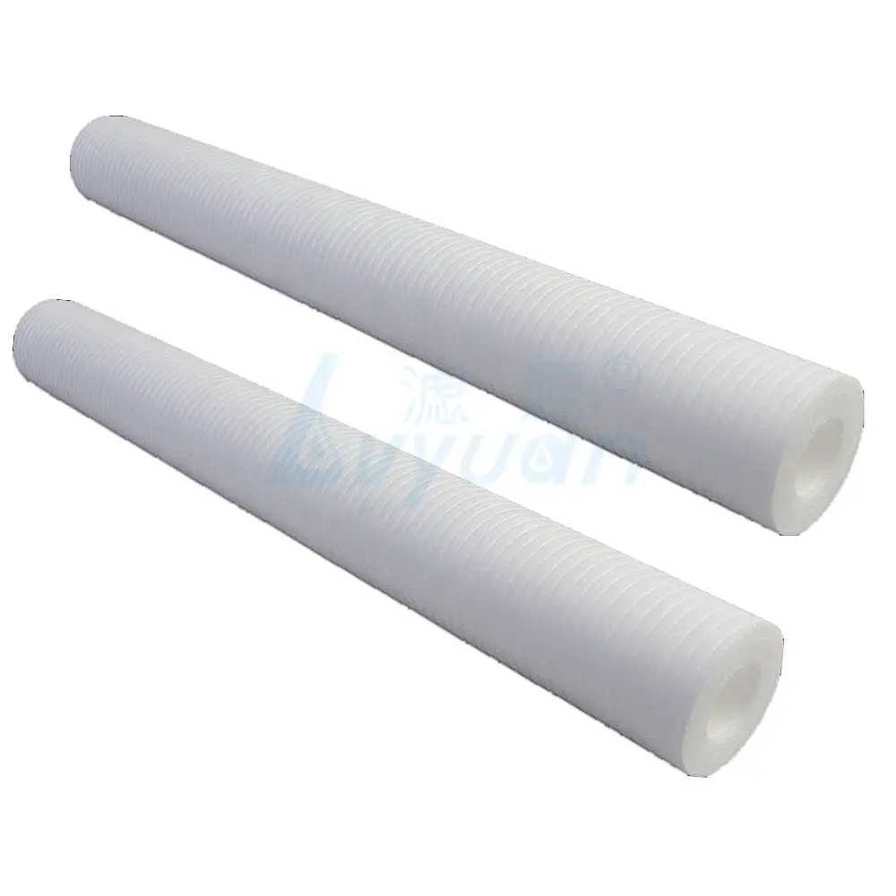 Büyük su filtre oranı PP filtre çekirdeği 1/5/10 mikron su tortu filtre kartuşu 222 226 227 Fin plastik 1
