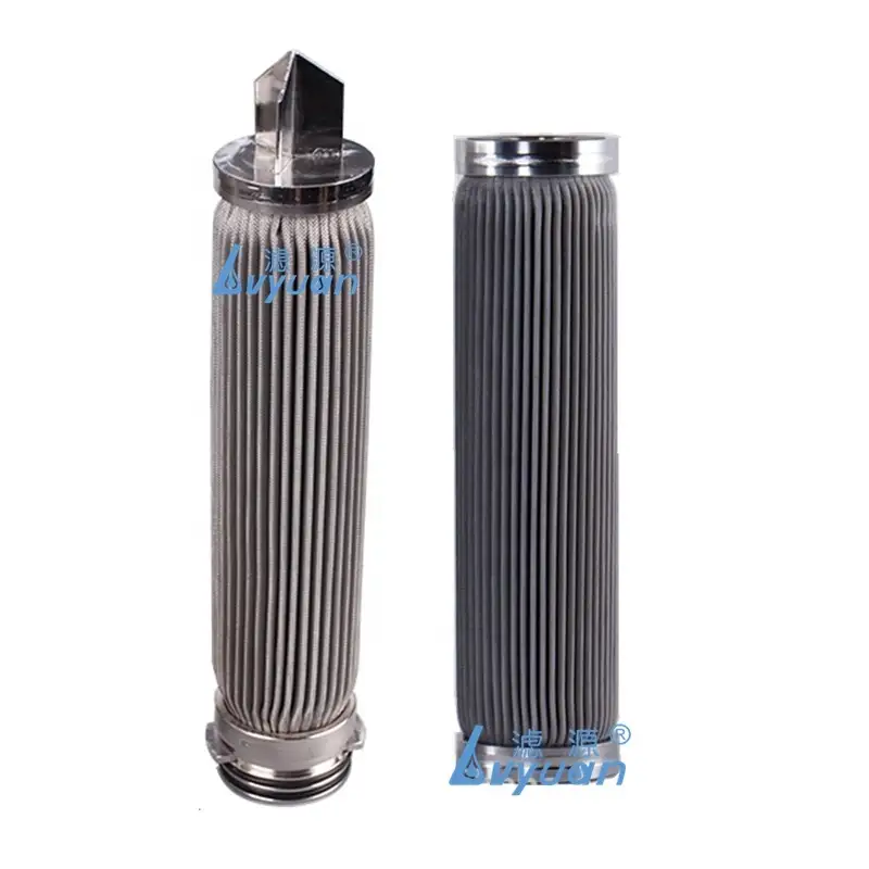 Cartucho de filtro plisado SS con código final ca/p 0 3 6 7 8 9 para sistema de carcasa de acero inoxidable de filtración de tratamiento de agua y aceite 1