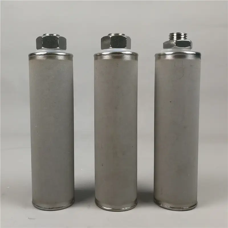 Screw Filter Micron porous Ti Titanium and stainless steel 316 filter cartridge 1