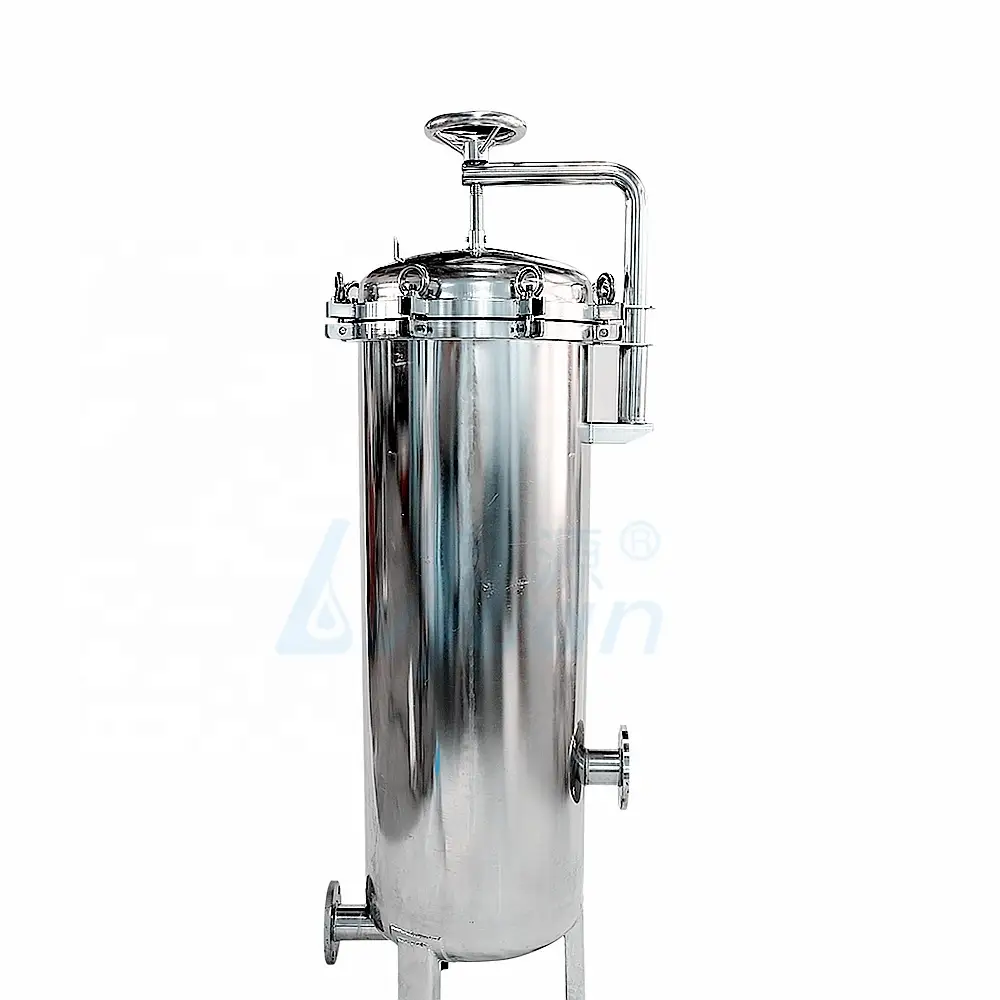 40 inch high flow rate stainless steel cartridge filter housing with water cartridge filter 1
