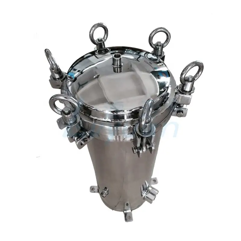 ss304 ss316 water filter stainless steel cartridge filter housing for industrial water filtration 1