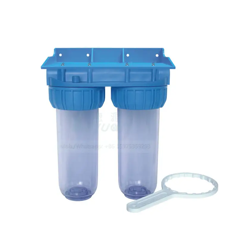 Plastic pipeline 10 inch pre filter cartridge housing with POWER PHOS 1