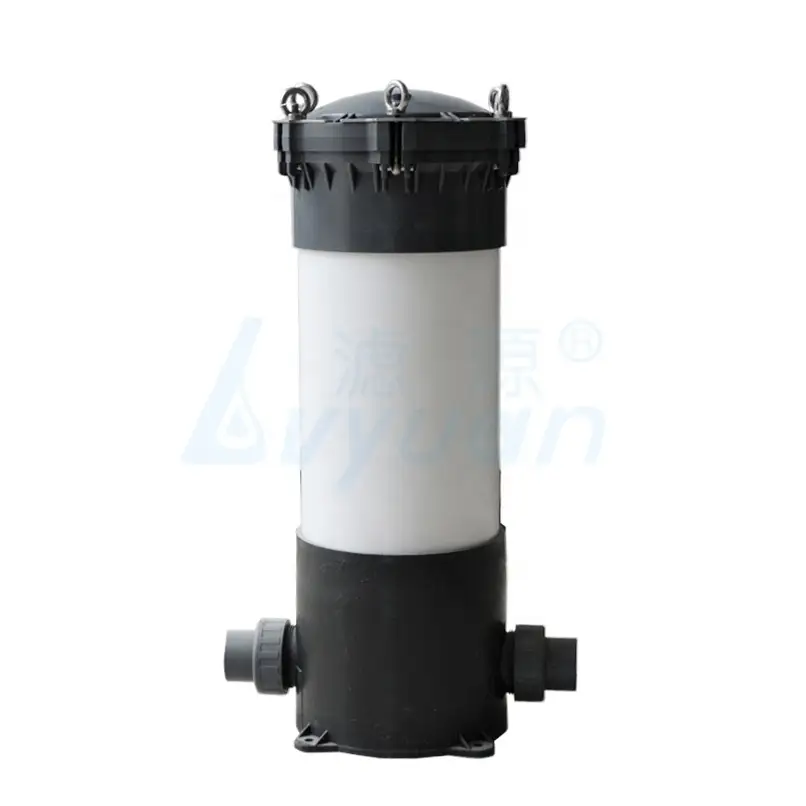 Carcasa del filtro de cartucho UPVC / Filtro UPVC para pretratamiento de agua de mar 1