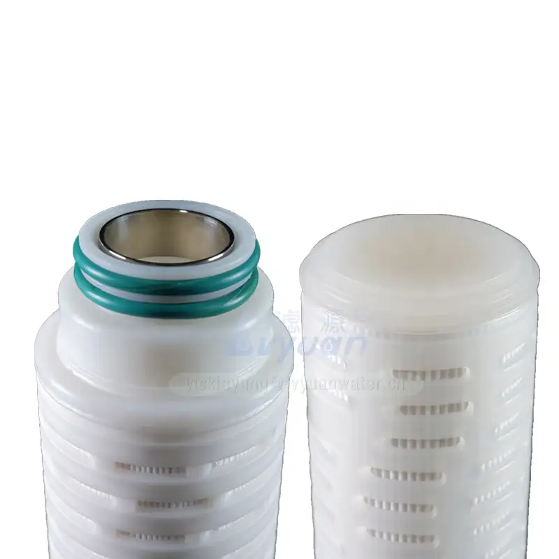 Elemento filtrante de polipropileno plisado de 5 micras para beber filtro de agua pura, la mejor calidad, precio de fábrica, 10/20/30/40 pulgadas 1