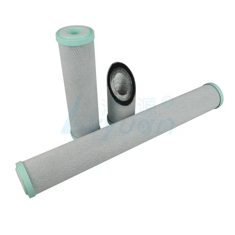 10 20 30 40 Zoll Kohleblockfilterkartusche/Wasserkartusche 5 Mikron für die Wasserfiltration 1