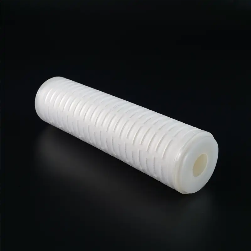 Polypropylene PTFE PES Nylon Glassfiber water filtering Pleated Filter Element with 0.2/1/3/5/10 micron 1