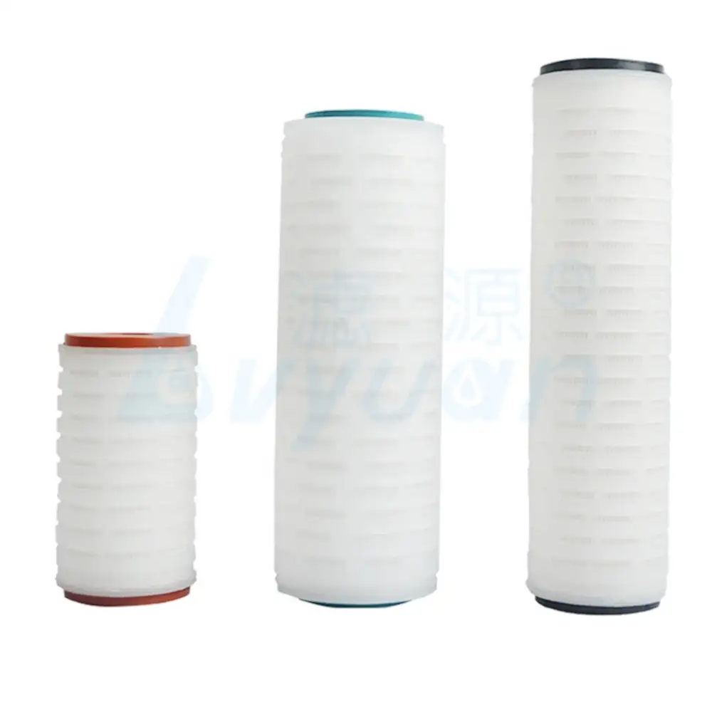 0.1 0.2 0.45 0.65 1 3 5 micron pp pleated cartridge filter for sea water filtration 1