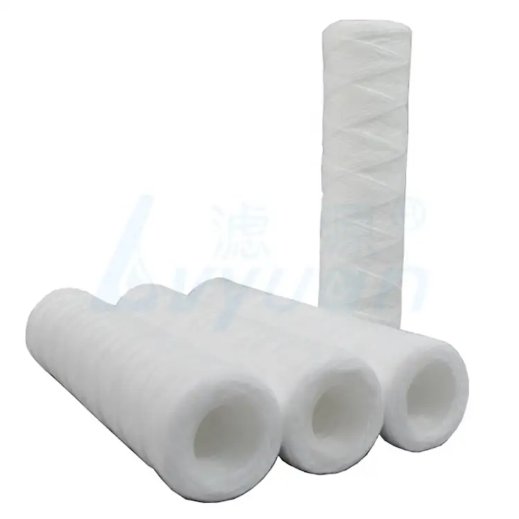 1box/50pcs 1 3 5 10 micron 10 inch spun polypropylene filter cartridge/pp string wound yarn filter cartridge for water filter 1