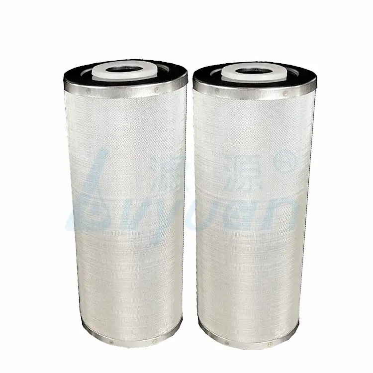 Cartucho de filtro inoxidable del filtro de agua de malla de alambre para el tratamiento previo del agua 1