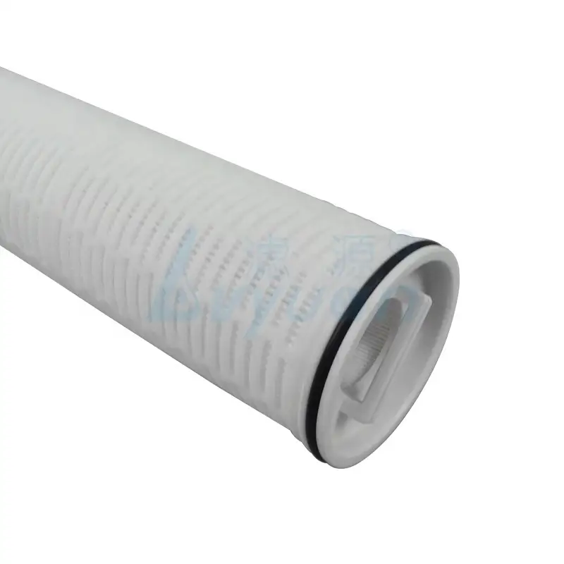 40/60 inch high flow water filter cartridge/1 micron pleated cartridge filter for filtration 1