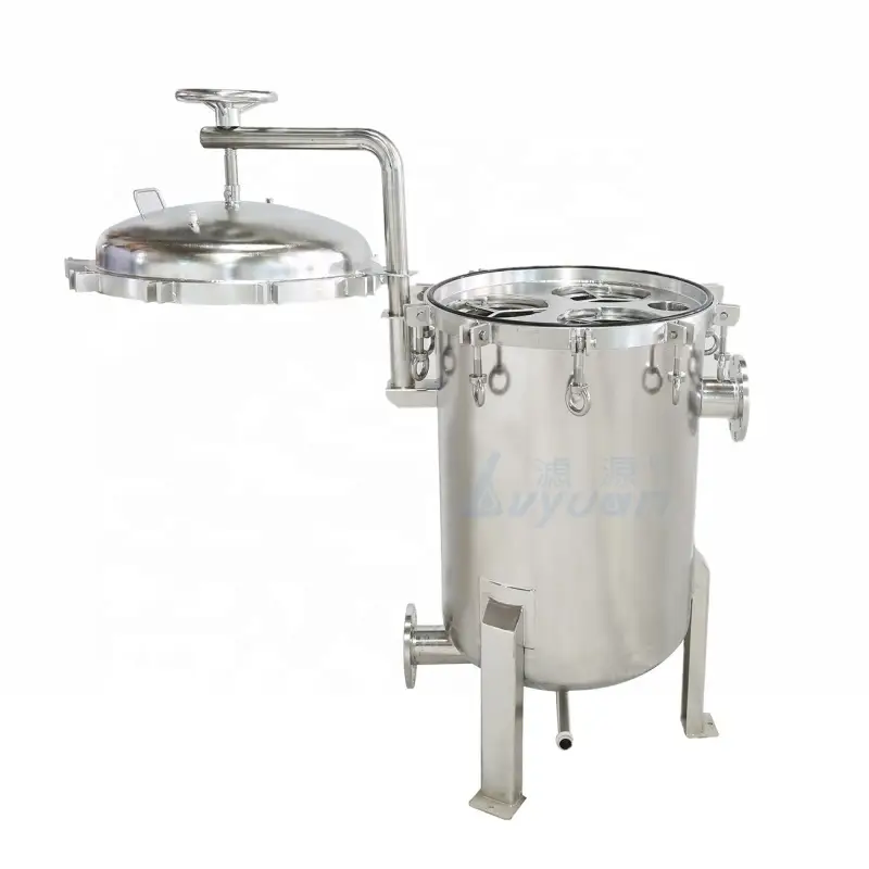 30m3 50m3 100m3 H High Flow Stainless Steel Multi bag filter water filter for sea water pre filtration equipment supplier 1