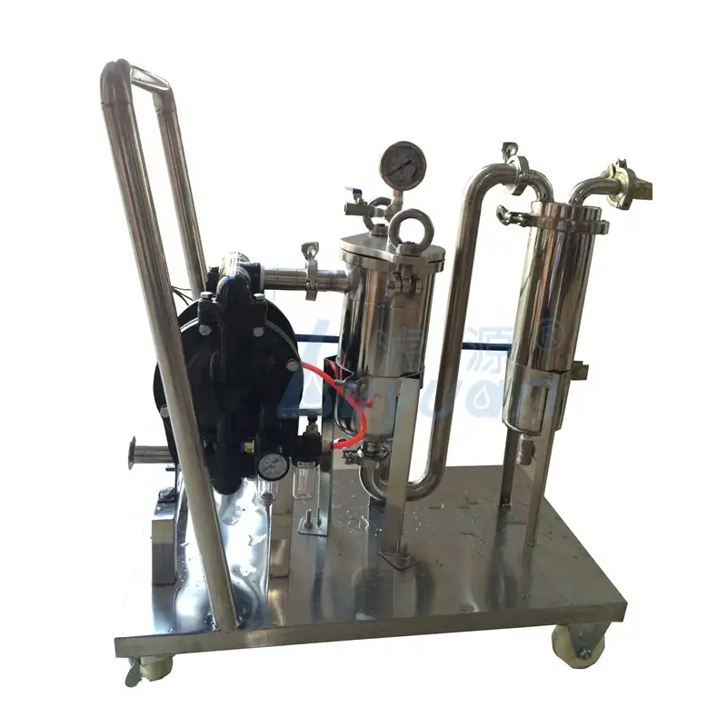 Sistema de filtración de cerveza Industrial comercial SS personalizado equipo de filtro de vino de acero inoxidable máquina de filtración de líquidos 1