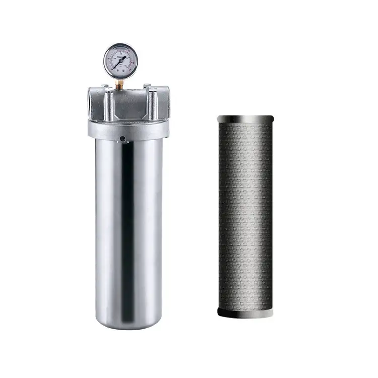Custom 20 rounds positions cores element 30 40 inch SS 304 316L Stainless Steel Multi Cartridge waterFilter Housing 1