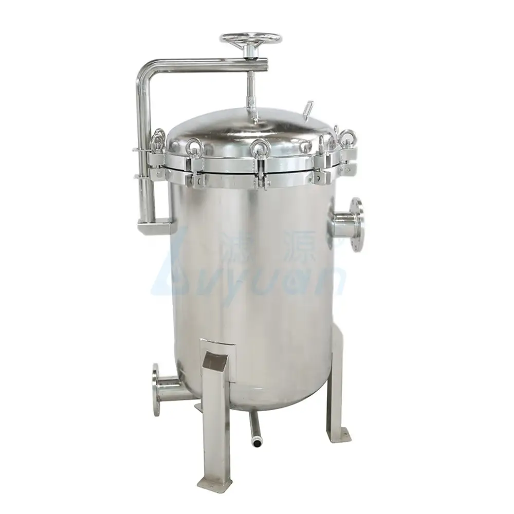 pleated filter cartridge high flow housing filtration housing ss housing for industrial liquid purification 1
