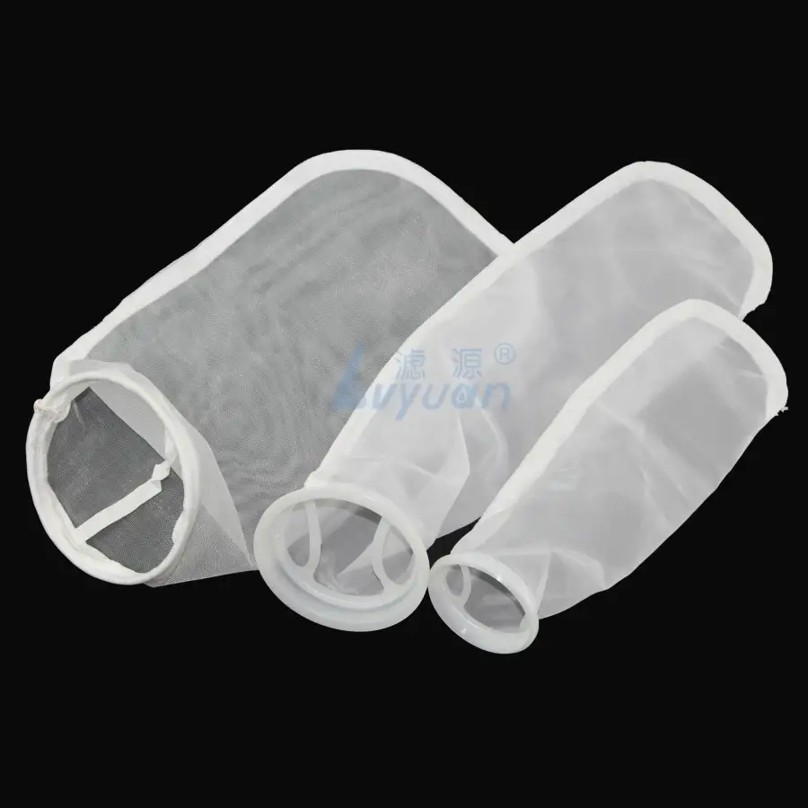 5 10 40 90 100 120 150 200 300 micron nylon micron mesh filter bag with NMO steel/plastic ring 1