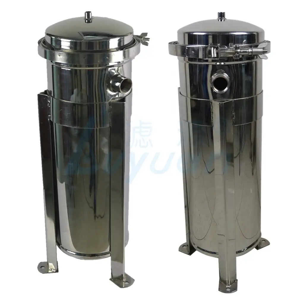 ss304 ss316 food grade water bag filter stainless steel bag filter housing for liquid filtration 1