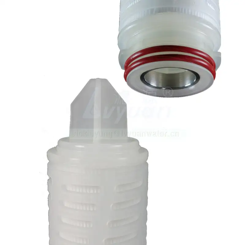 Industrial PP filter polypropylene pleated filter 0.45 micron pleated cartridge for wine beer filtration 1