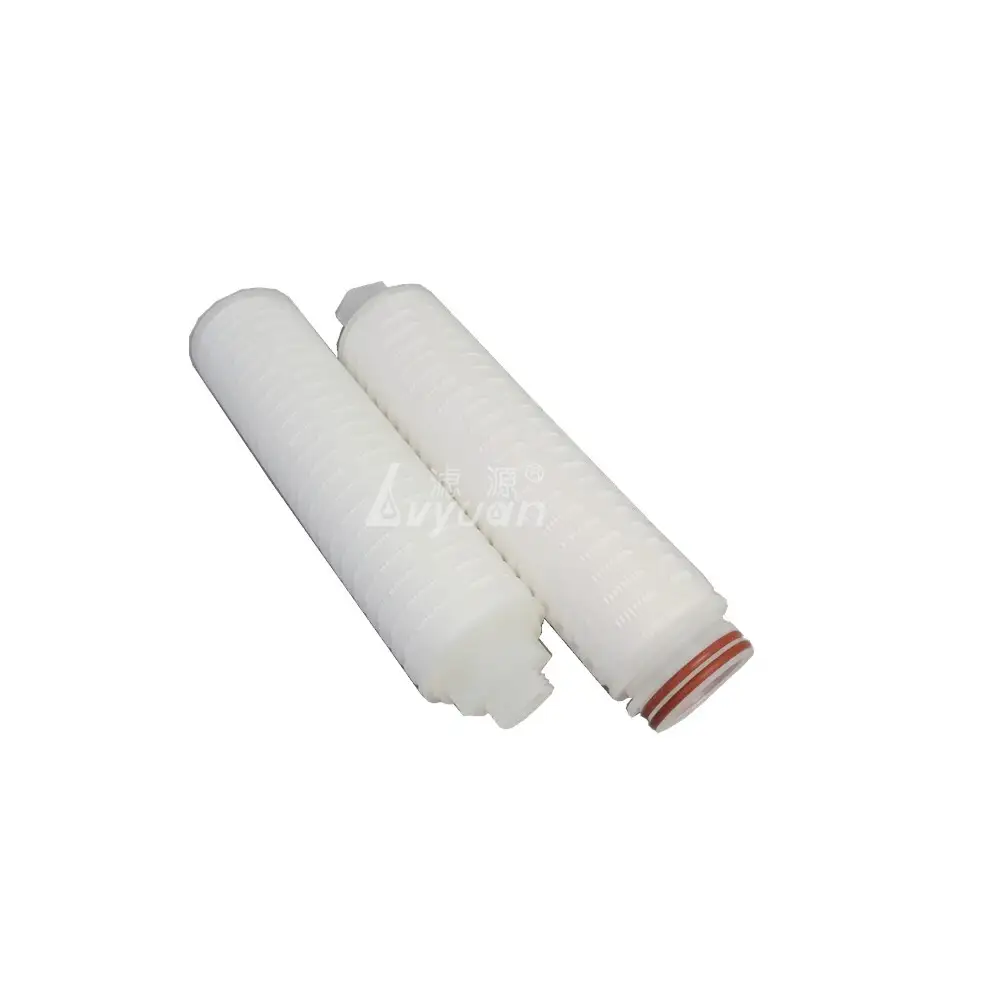 Food grade microporous 0.22 micron pp filter cartridge pleated for SS security filter housing (10 inch) 1