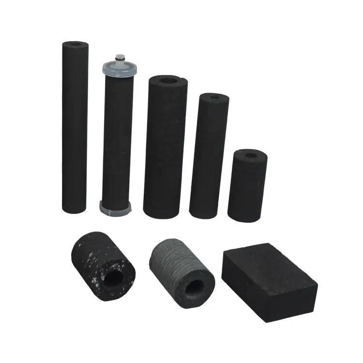Sintered Carbon Filter Cartridge - for Electrical Liquid Filtration - Lvyuan Filter 3
