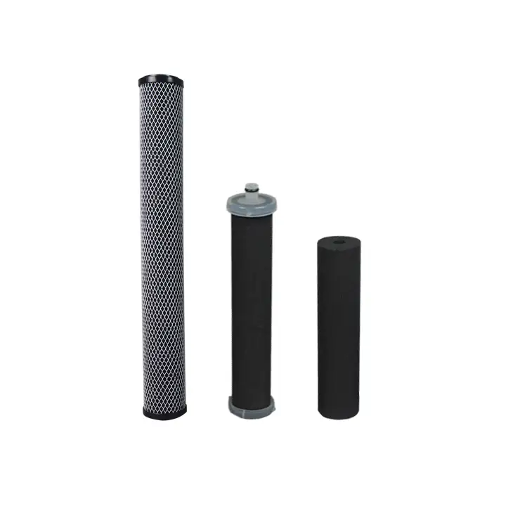 Refillable activated carbon filter cartridge for home water filter replacement 1