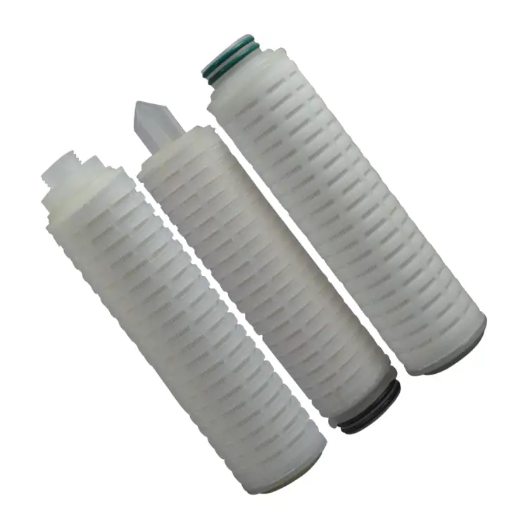pleated hydrophobic ptfe filter cartridge for Drinking Water Chlorine Removal 1