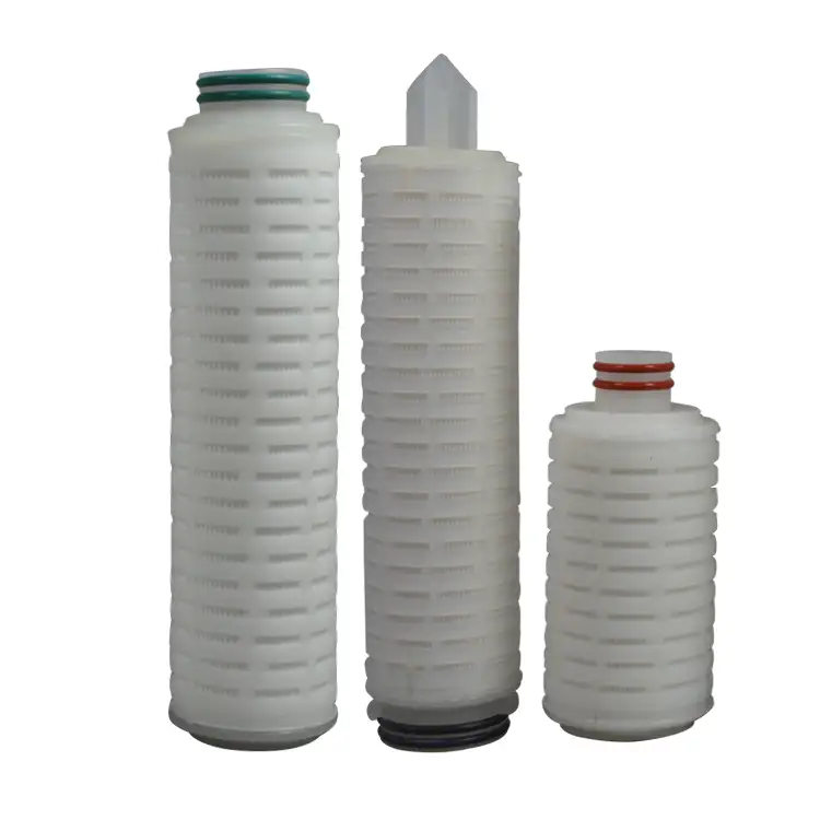 Customization pvdf pleated filter cartridge for condensate water 1