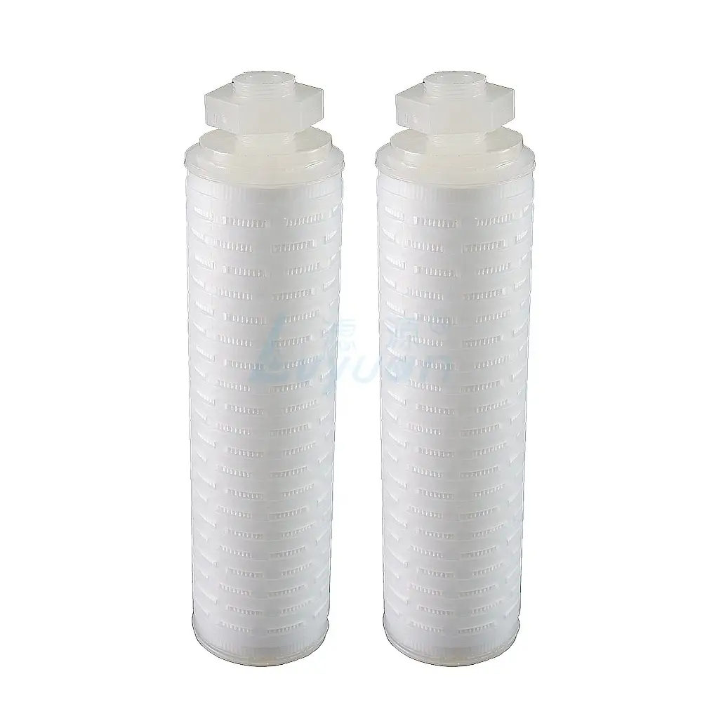 high flow 1 micron filter pleated cartridge filters for beer and wine filtration 1