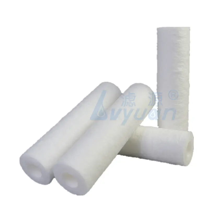 Wrinkle Hard Orange Peel Surface PP water polypropylene melt blown dept filter cartridge from Guangzhou suppliers 1