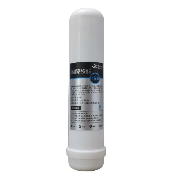 odor removal T33 filter cartridge for RO water filter 1