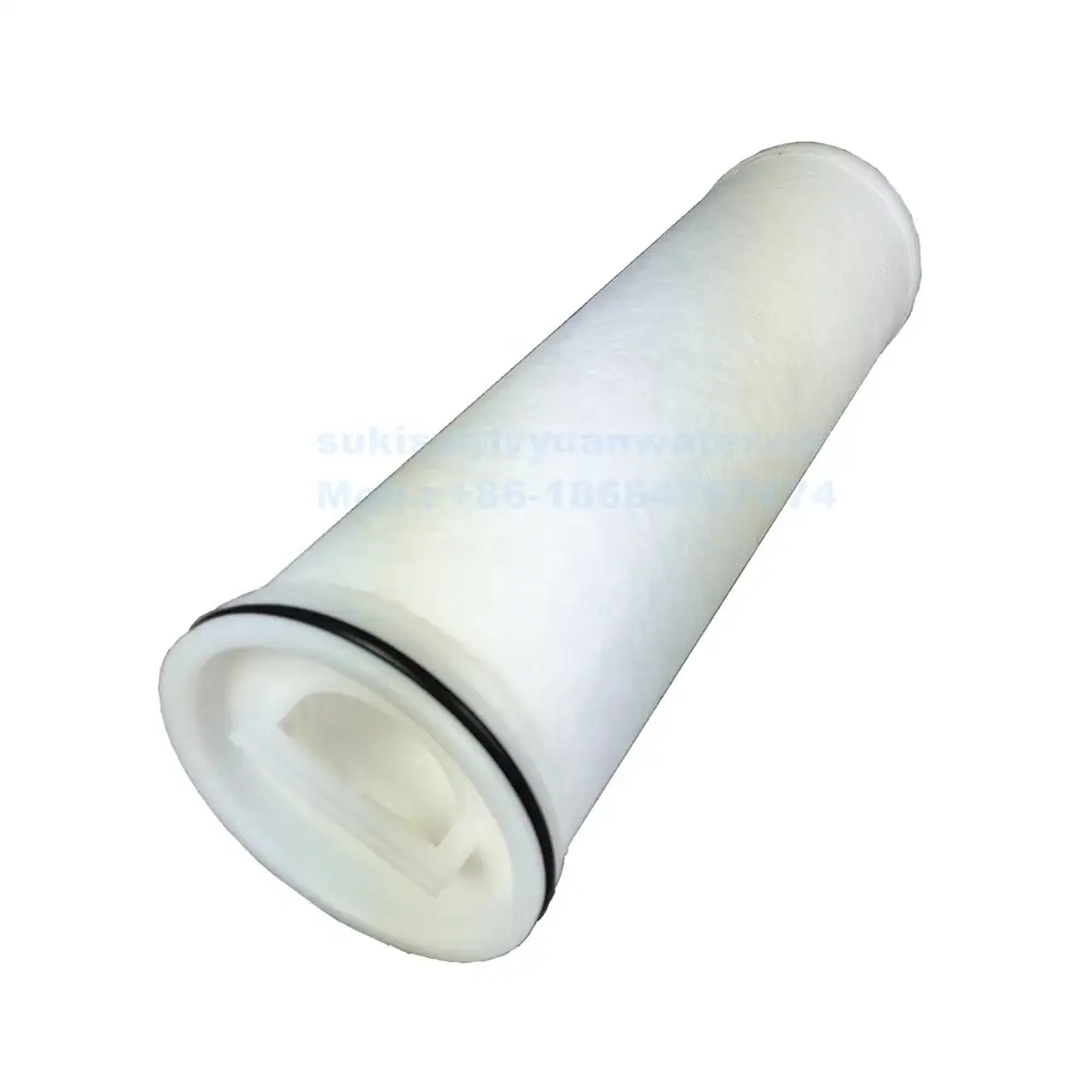 Filtro de cartucho de filtro hilado soplado en fusión de polipropileno de gran diámetro de 155mm de alto flujo para tratamiento de agua 1