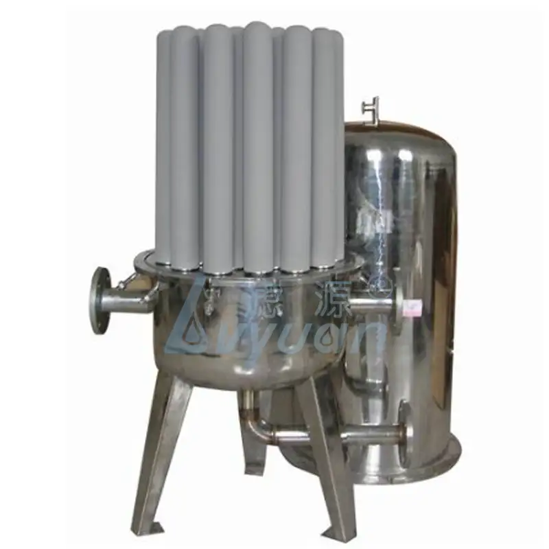 Prefiltro lavable de titanio de 1 micrón de alta porosidad/medio filtrante lavable de 10 pulgadas 1