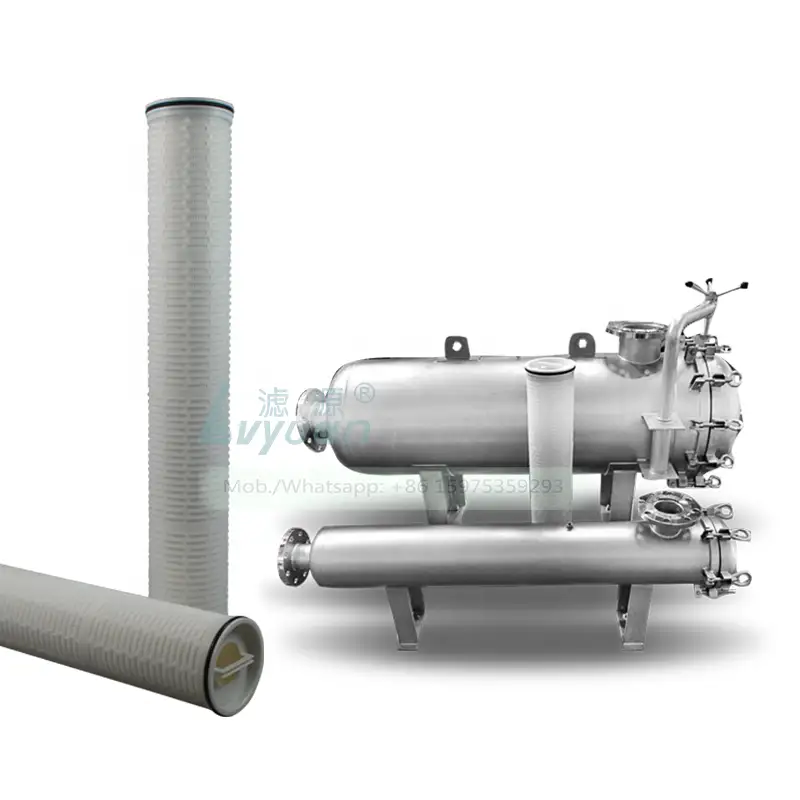 40 inch PP/Fiber glass membrane cartridge filter tank large flux water ss filter housing 1