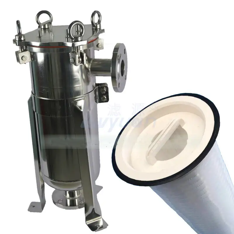 Reusable SS PP PE liquid bag filterliquid Filtration stainless steel media ss304 single bag filter housing 1