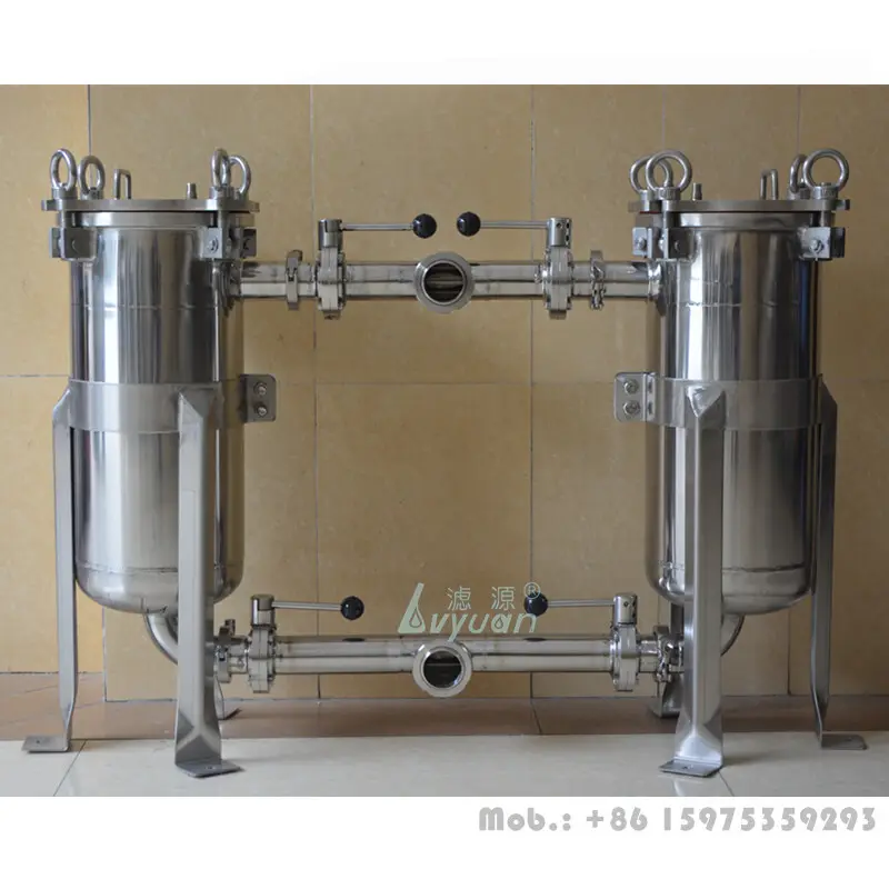 Bag Filter Housing Stainless - for Electrical Liquid Filtration - Lvyuan Filter 3