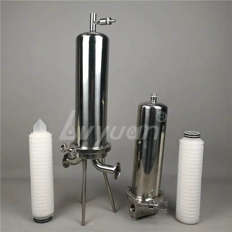 custom 222 226 DOE adaptor Cartridge filters Stainless Steel 304 Single Filter housing for final filtering 1