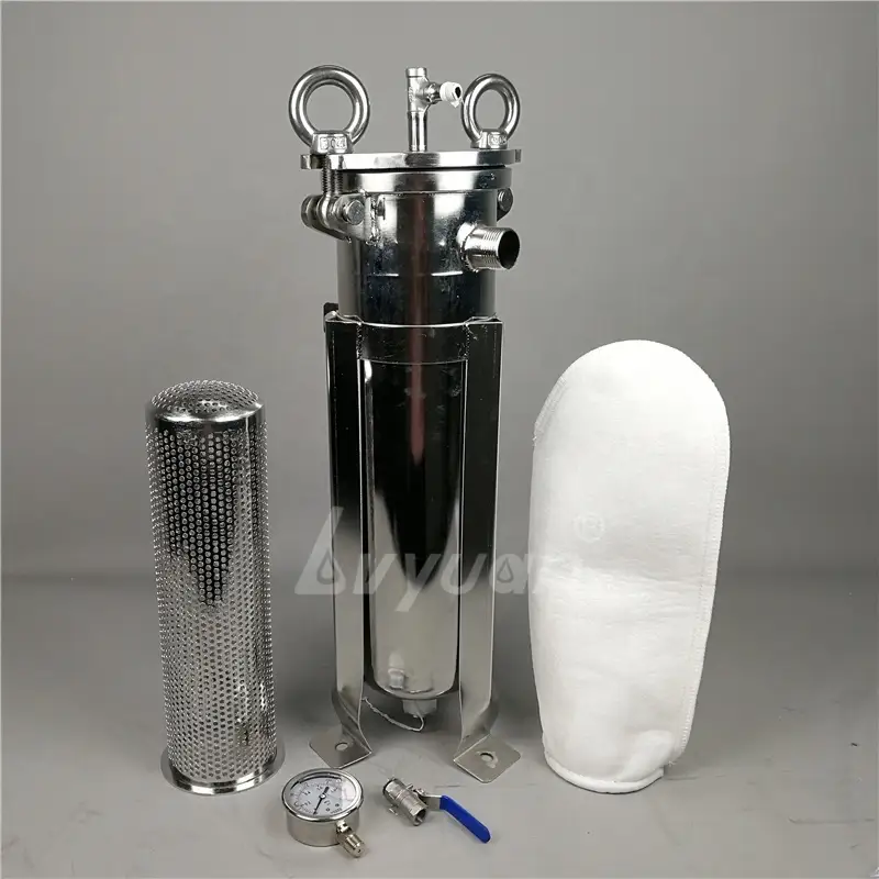 Quick Bolt SS304 Stainless Steel #4 single Bag Filter housing for Liquid pre-filtration 1