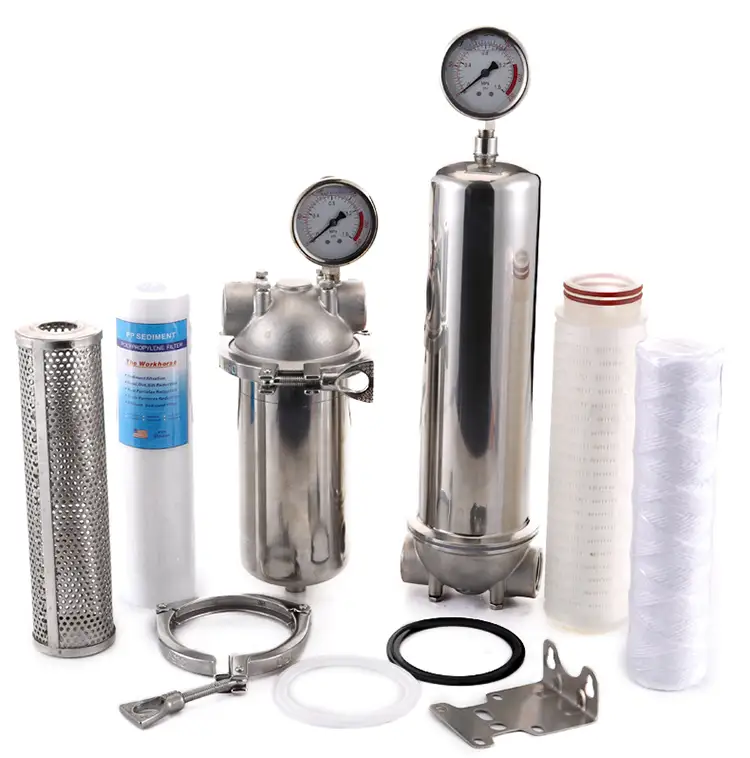 Filtro OEM de fábrica de 20 micrones con carcasa del filtro de acero inoxidable SS 304 316 1
