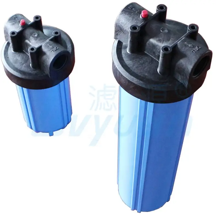 BB-Filtergehäuse Jumbo-Wasserfiltergehäuse transparentes oder blaues Gehäuse mit 5 10 20 Zoll 1