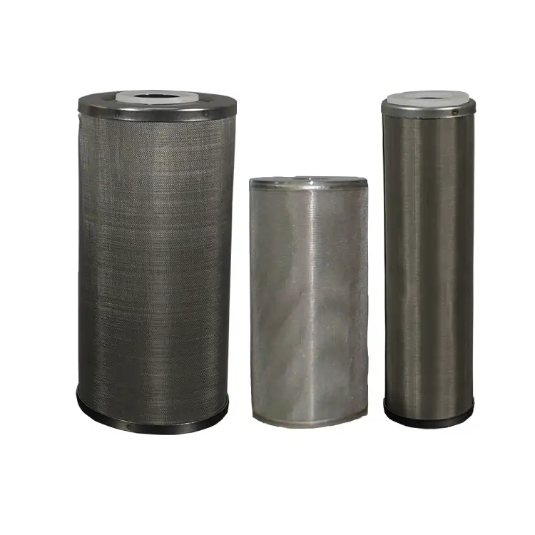 Filtro de cartucho inoxidable de filtración de líquidos M20 M30 de tornillo de acero inoxidable personalizado con polvo metálico de 5/10/50 micras 1
