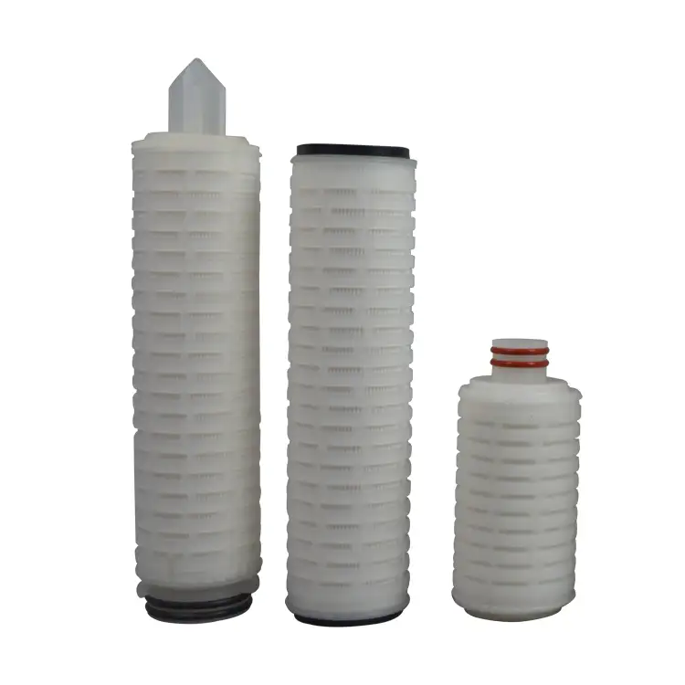RO water filter replacement parts Slim double opened 10 micron 10 inch pleated sediment cartridge filter 1