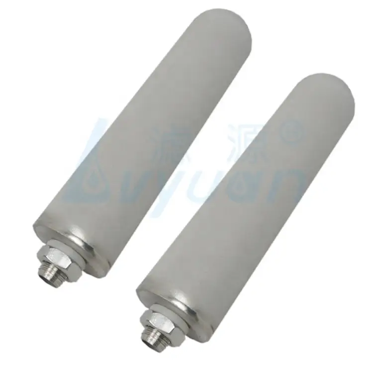Factory OEM Porous 10 20 30 40 Inch Sintered Power Candle titanium water filter cartridges 1