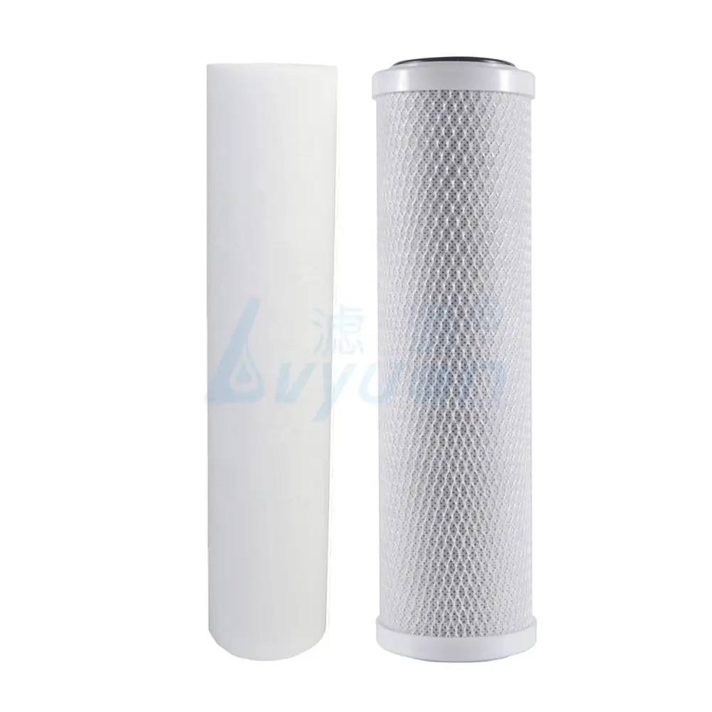 Cartucho de filtro de agua de carbono pp de 5 micrones de 10 a 20 pulgadas para filtro de agua de ósmosis inversa 1