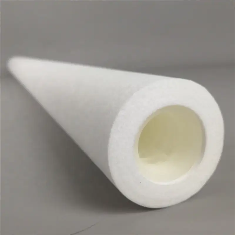 30 40 cartucho de filtro de agua hecho girar PP de la pulgada con la base para la carcasa del filtro de acero inoxidable 1