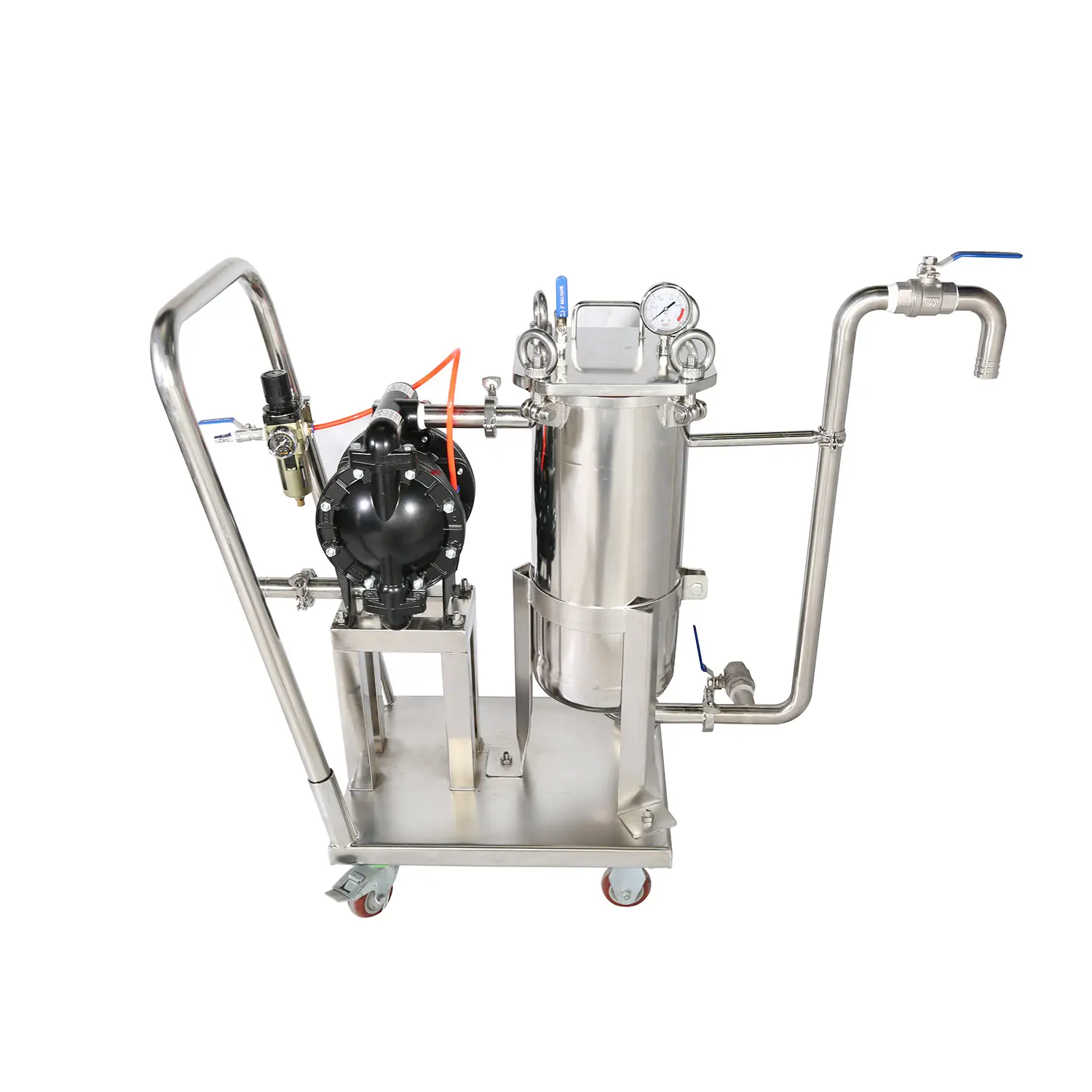 SS 304L 316lStainless steel gas filter housing gas filter machine gas filtration machine 1