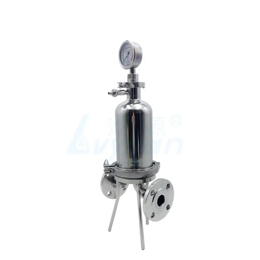 Sanitary Single Cartridge water Filter Housing 5 to 40 for industrial water filtration 1