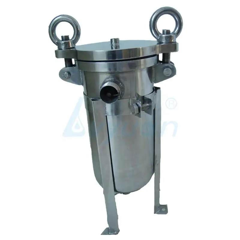 Filtración de líquidos industriales ss carcasa de filtro de bolsa única/filtro de bolsa de acero inoxidable 1